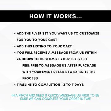 flyer customization service